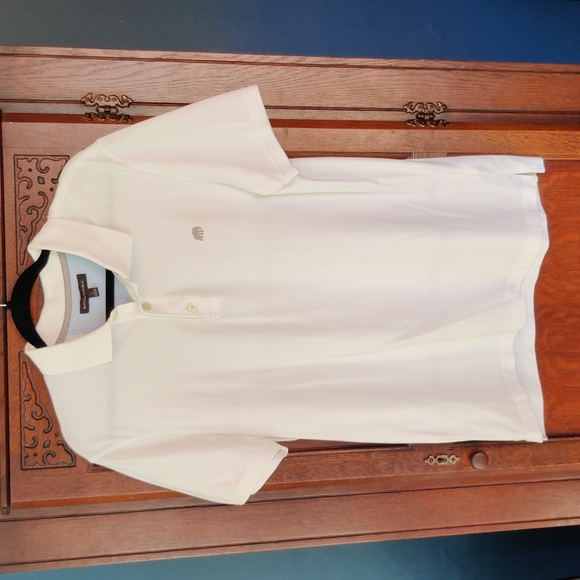 Banana Republic Polo Men's Large White - Picture 3 of 5